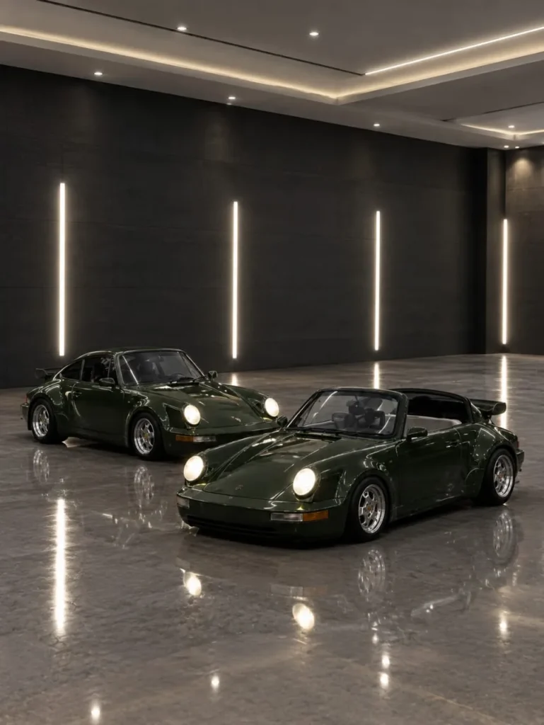 Porsche 911 replica go kart in Bayside British Racing Green